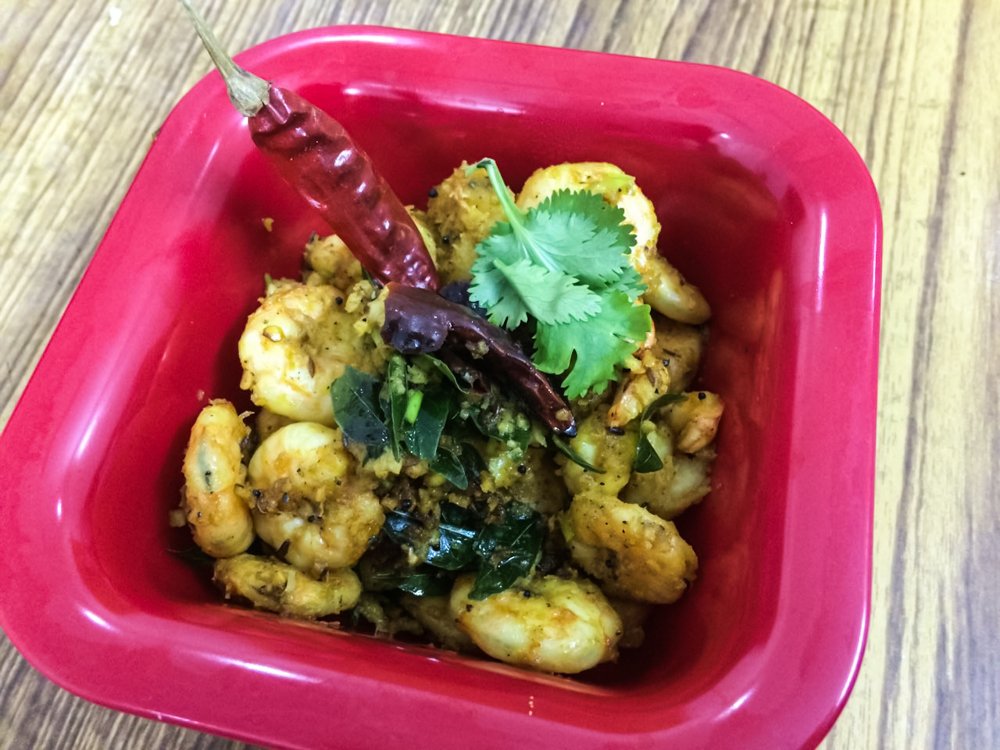 Traditional south indian Prawn fry